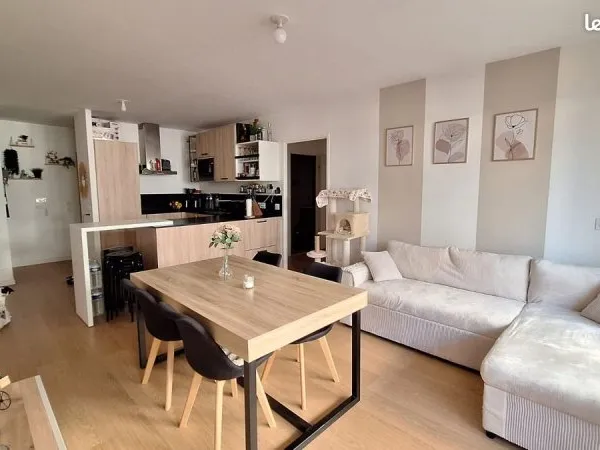 Appartement T3 - 62 m² - Rouen Rive Gauche - Balcon + Parking
