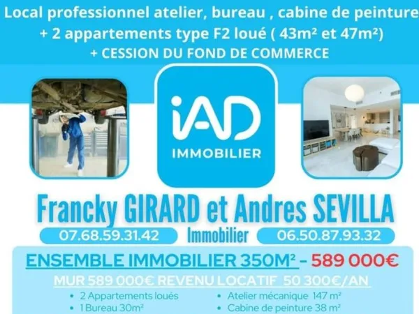 Immeuble 318 m²