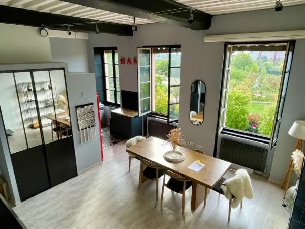 Loue Loft meublé Caluire et Cuire avec vue exceptionnelle