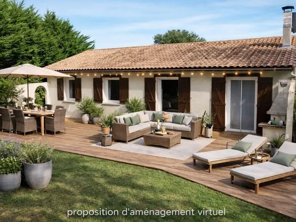 SADIRAC maison 107m2 très proche bourg