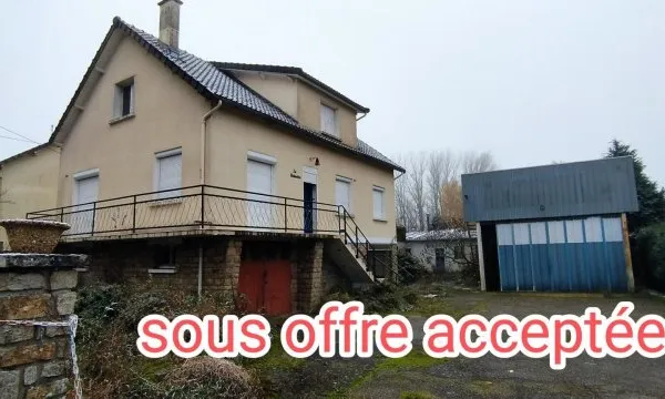 Pavillon sur sous sol+garage