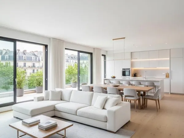 5 pièces spacieux avec TROIS BALCONS au 5e ÉTAGE dans un SECTEUR RECHERCHÉ de Levallois-Perret