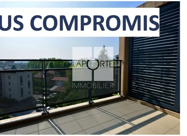 T3 LUMINEUX DERNIER ÉTAGE AVEC TERRASSE & GARAGE VUE PAN
