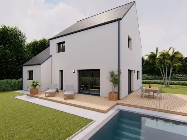 Terrain + maison Vente Bavent 5p 120m² 423700€