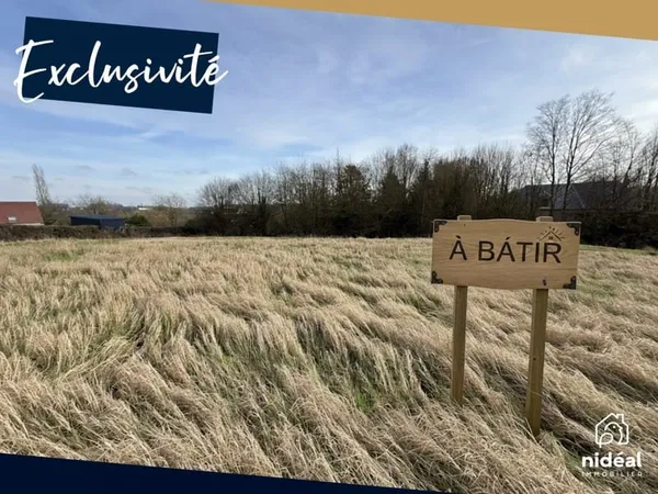 Terrain constructible 29m de façade, 1043m²