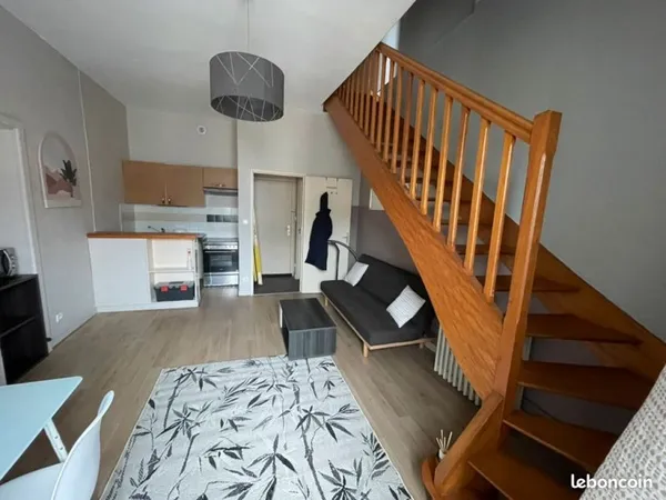 À louer T3 meublé en duplex Limoges centre