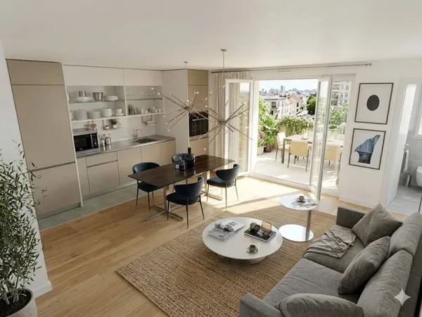 Appartement 3 pièces 61 m²