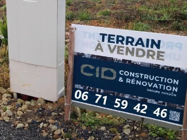 Terrain 410 m²