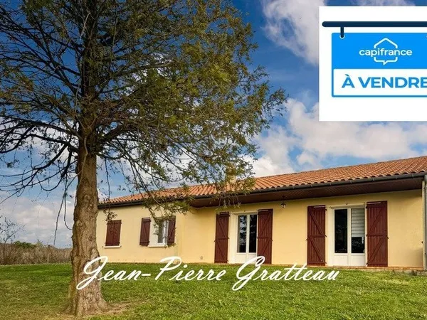 Dept de la Vienne (86) Maison de plain pied à vendre type 5 pièces OYRE (86)