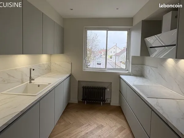 DIJON MONTCHAPET - Magnifique T4 de 95m² entièrement rénové - Balcon Sud-Ouest -