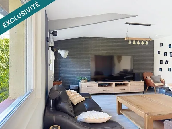 87m² de pièces à vivre !