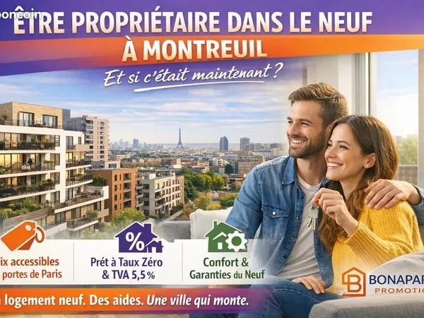 Appartement - 3 pièces - LES ATELIERS DE MONTREUIL