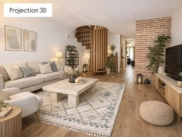 Maison de ville de 5 pièces principales