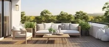 -ETONNANT T3 DE 60m² AVEC TERRASSE DE 15m² ET PARKINGS