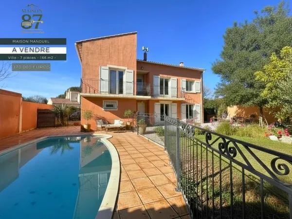 MAISON MANDUEL TYPE 7- 5 CHAMBRES -PISCINE