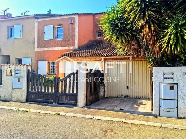 Maison de ville 4 pièces avec extérieur et garage - lotissement fermé