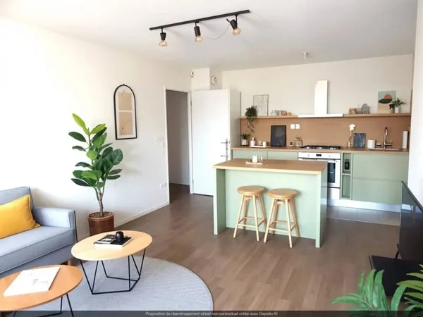 Appartement 3 pièces 54 m²