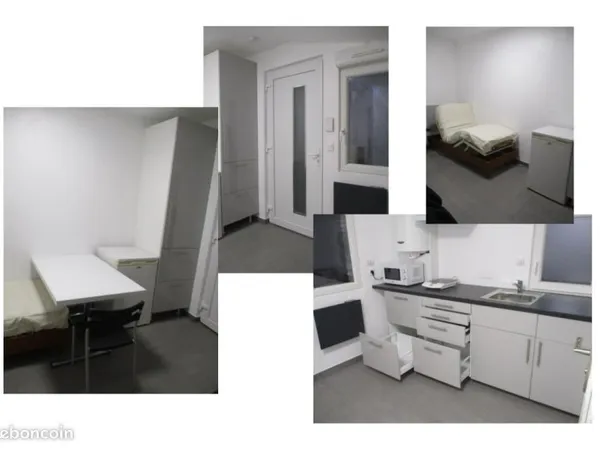 Petit studio récent dans un jardin, plain pied, proche CGR et Cité administrative