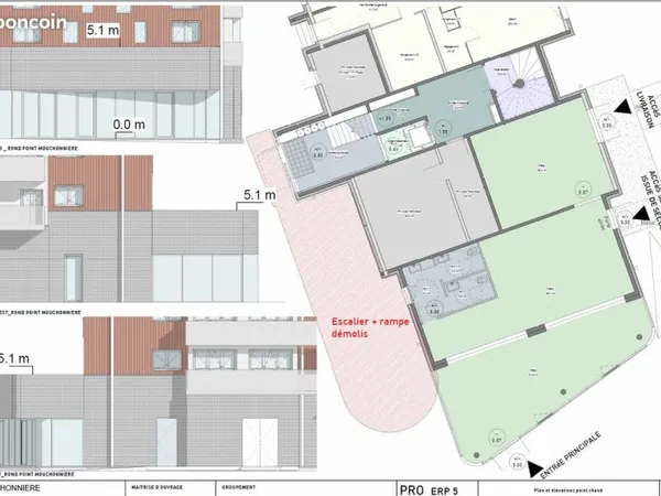 Local commercial à louer - seclin (59113) - quartier la mouchonnière