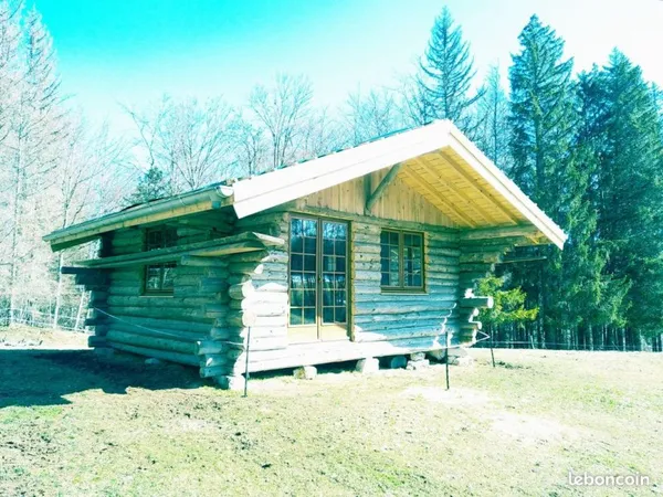 Maison chalet en rondins loisir