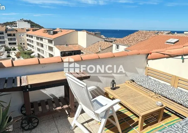 La madrague de montredon : type 2/3 en duplex avec terrasse vue mer et parking en sous sol