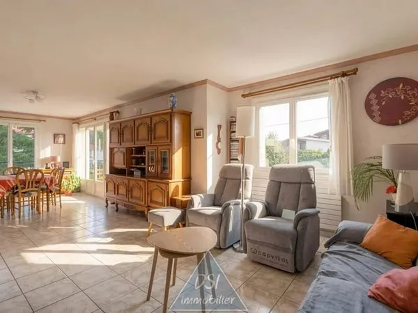 BEYNOST - À VISITER SANS TARDER - SUPERBE T4 91 m² - TERRASSE, BALCON & JARDIN - 2 PARKINGS - SÉCURI