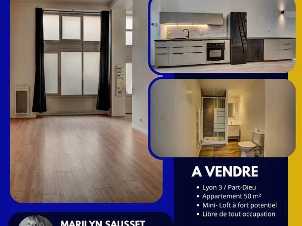 Appartement 2 pièces 50 m²