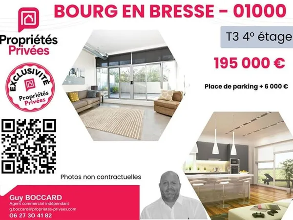 Appartement 3 pièce(s) 58.61 m2