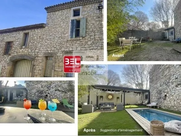 MAISON EN PIERRE AVEC JARDIN