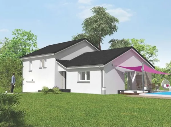 Terrain + maison 96 m²