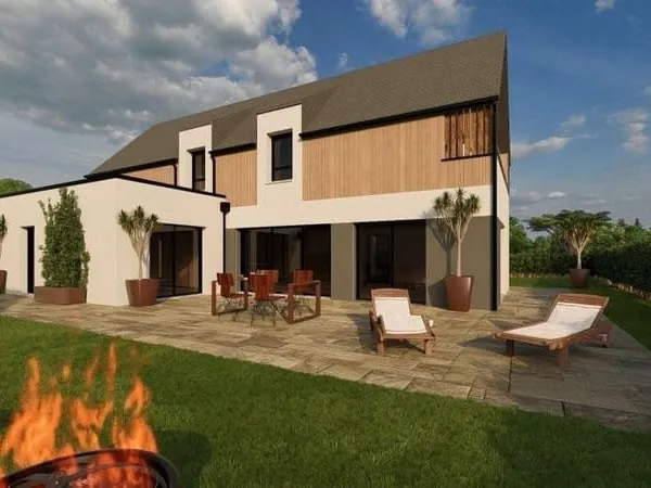 Projet de construction d'une maison 170 m² avec terrain à LANCIEUX (22)