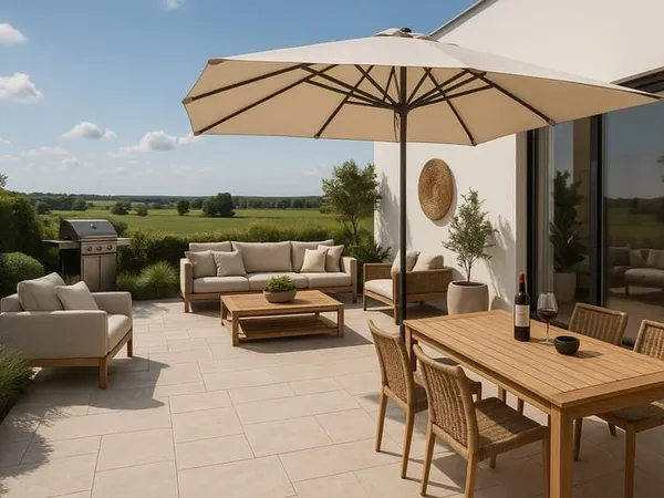 Exceptionnel T3 avec Terrasse XXL et Jardin Privatif à Rosheim