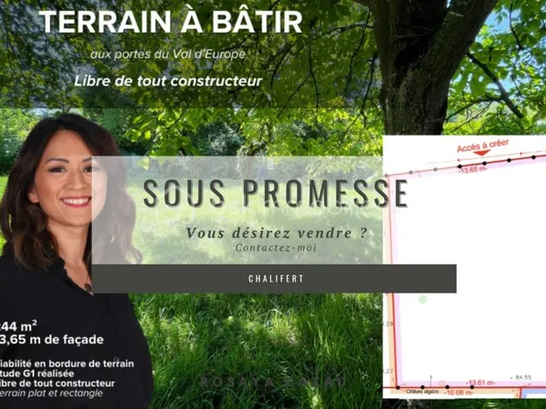 Terrain 244 m²