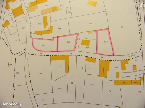 Terrain 846 m² SOMPT