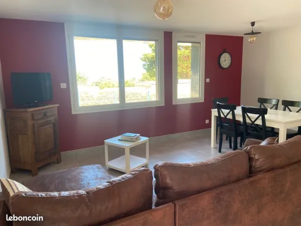 Au bord de la mer 55 m2 , wifi , parking privé, plein pied
