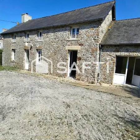 GRANDE MAISON EN PIERRES AVEC 1 HA