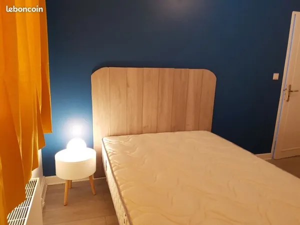 1 chambre dans coloc équipée et rénovée au pied du Metro ligne A laurent Bonnevay
