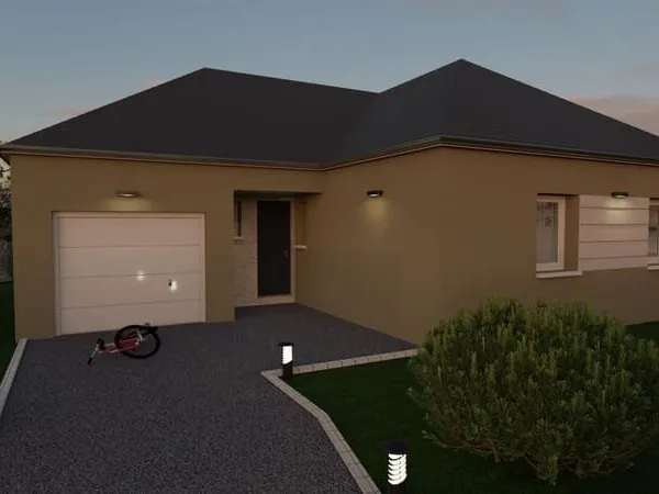 Projet de construction d'une maison 90 m² avec terrain à LES BREVIAIRES (78)