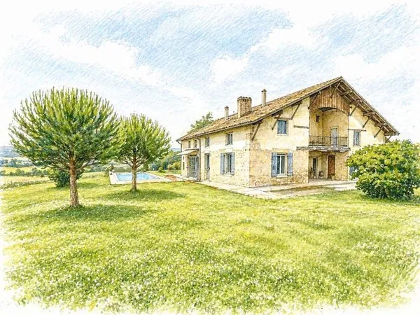 Maison 14 pièces 550 m²