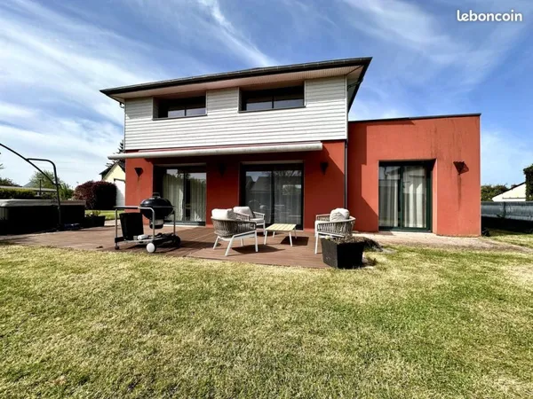 Vente | Maison contemporaine | 4p | 2ch | 104 m² | Plerguer | Expo Sud | Terrasse · Jardin