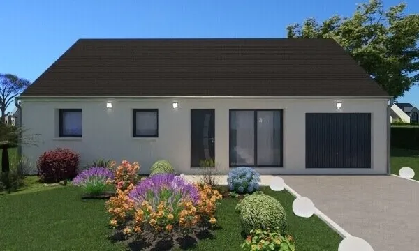 TERRAIN + Maison 3 chambres (PLAIN PIED) + Garage à Beaumont-la-Ronce