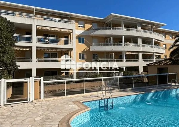 Cannes - résidence 2003 - piscine - 2p 47,83 m2 - grande terrasse - parking sous-sol-