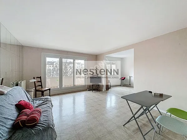 Appartement Ermont 4 pièce(s) 79 m2- balcon - cave - box - Gare - F4- lumineux- ascenseur