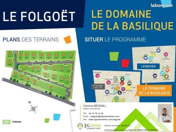Vente | Terrain | 475.00 m² | Le Folgoët