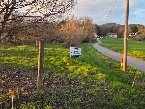 A vendre terrains de construction