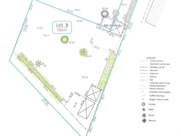 Terrain 652 m² Belin Beliet