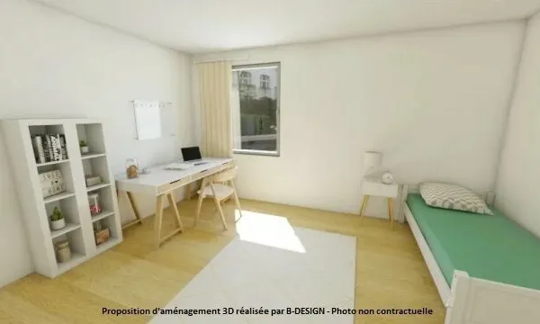 Studio meublé - résidence étudiante - Toulouse / Déodat de Séverac