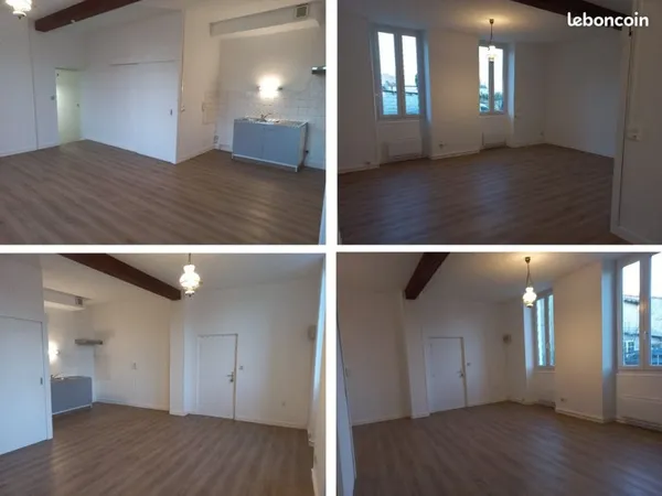 Appartement T3 rez-de-chaussée libre au 01 mai