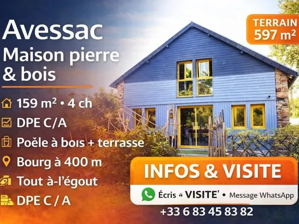 Maison 6 pièces - 159 m²