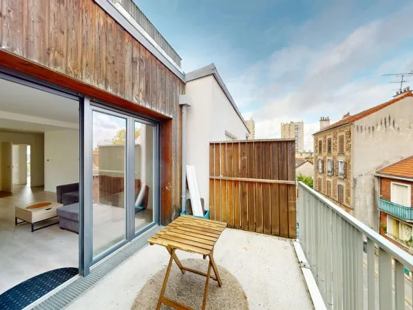 3 pièces avec balcon-terrasse et parking